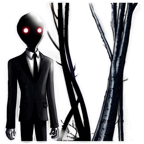 Download Slender Man Illustration Png Xbu4