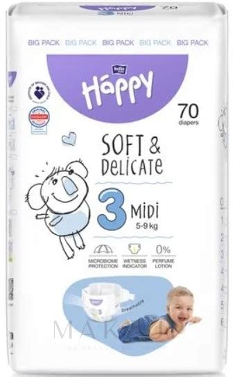 Bella Baby Happy Soft Delicate Baby Diapers Kg Size Midi