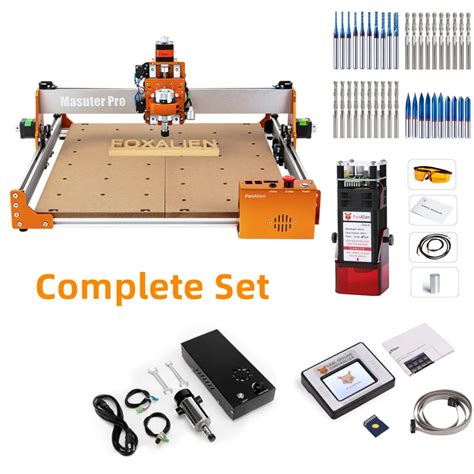 Foxalien Cnc M Quina De Roteador Masuter Pro Conjunto Completo Todo O