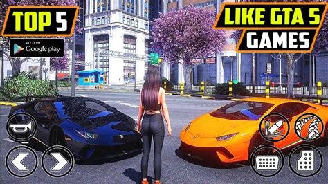 Top 5 Best Games Like Gta 5 For Android 2022 High Graphics Open World Games 2022 Youtube