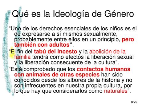 PPT EDUCACION SEXUAL INTEGRAL IDEOLOGíA DE GÉNERO PowerPoint