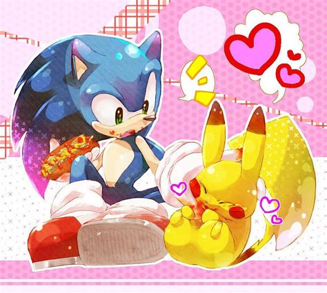 Pikachu Pikachu Pokedex Sonic The Hedgehog