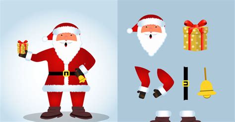 Christmas Santa Claus Vector Design 279314 TemplateMonster