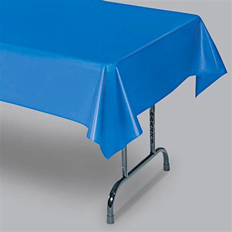 Manteles De Plastico Tablecloth Azules Para Cafeterias