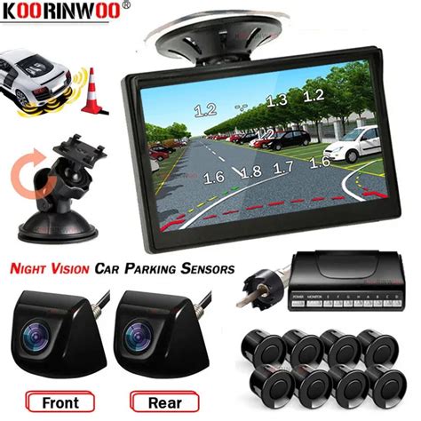 Koorinwoo Sistema Inteligente Para Coches Parktronics 4 8 Sensores De