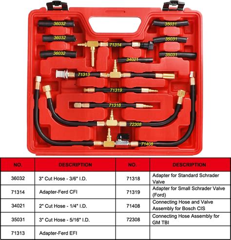 Full System Tu 443 Deluxe Manometer Fuel Injection Vacuum Pressure