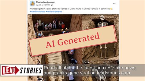 Fact Check Image Does Not Document Archaeologists At Tombs Of Giants