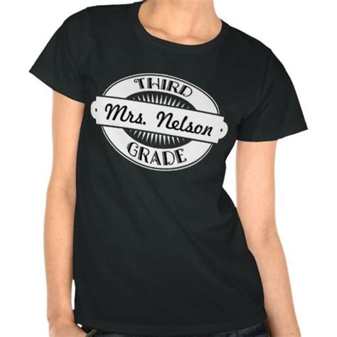 3rd Grade School Teacher Personalized T Shirt Zazzle Personalized