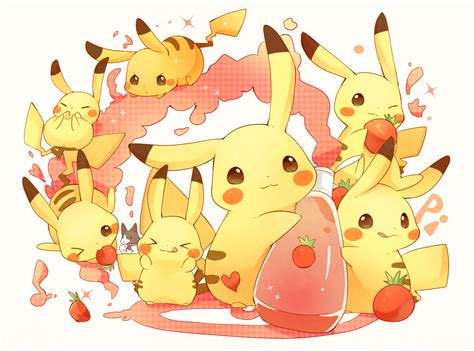 Pikachu Pok Mon Red Green Image By Ushiinu Zerochan