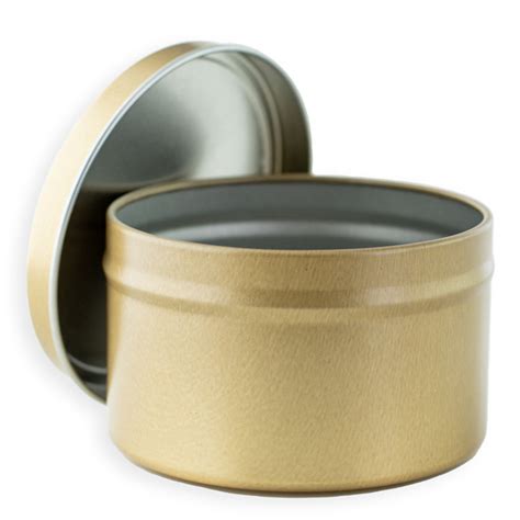 8 Oz Gold Candle Tin Candlescience