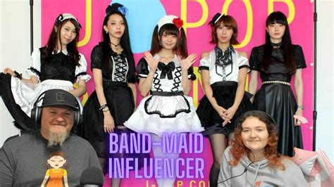 Father Daughter Reacts To Band Maid Influencer Official Music Video