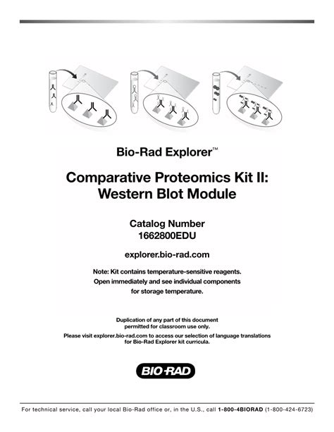 Comparative Proteomics Kit Ii Western Blot Module Docslib