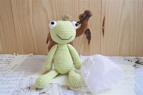 Crochet Frog Doll Knitted Frog Toyfrog Toy Frog T Etsy