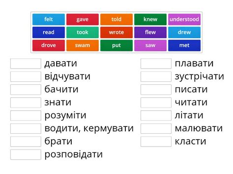 Past Simple Irregular Verbs Neg Activity Koalatext Une Las Parejas