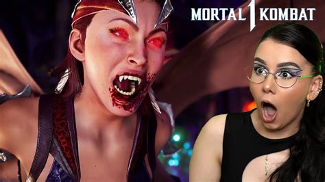 Mortal Kombat Megan Fox Is Nitara Trailer Reaction Mk Youtube