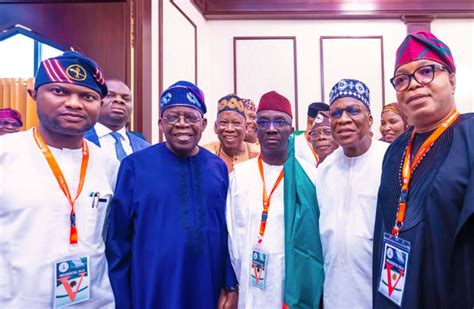 PICTORIAL Tinubu Presents APC Flag To Edo Guber Candidate Running Mate