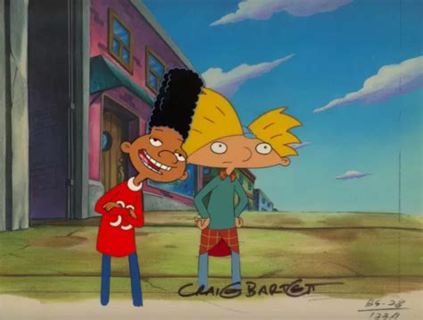 ORIGINAL HEY ARNOLD Animation Production Cel And Hand Painted