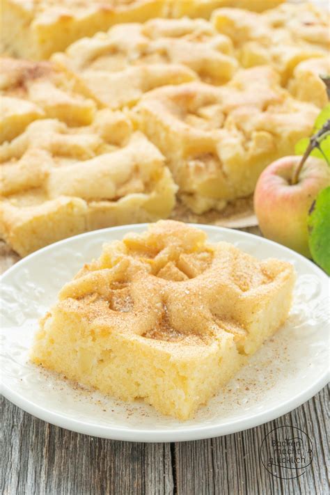 Versunkener Apfelkuchen Vom Blech Backen Macht Gl Cklich