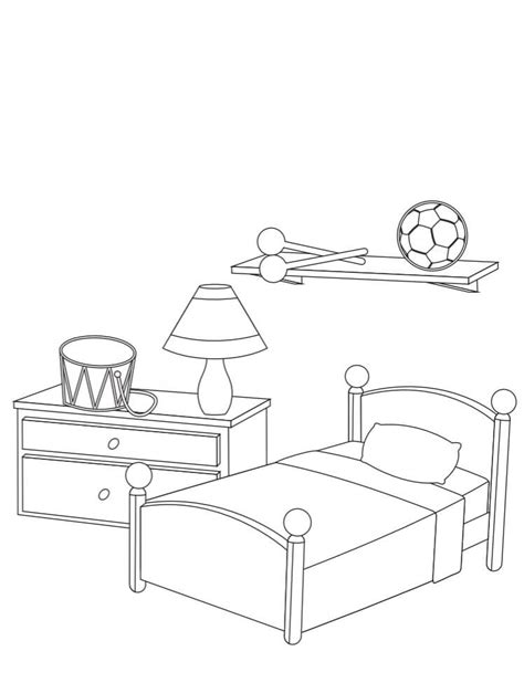 Desenhos De Quarto Para Colorir Pintar E Imprimir Colorironline