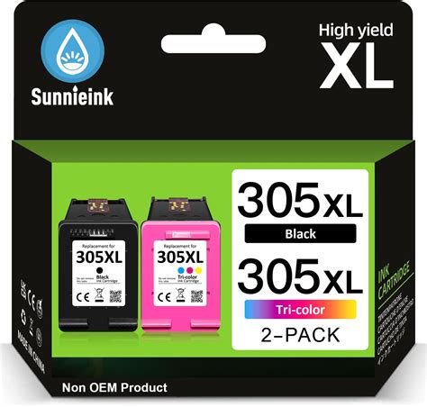 Sunnieink Cartouche Encre 305 XL Noir Et Couleur 305XL Remplacement