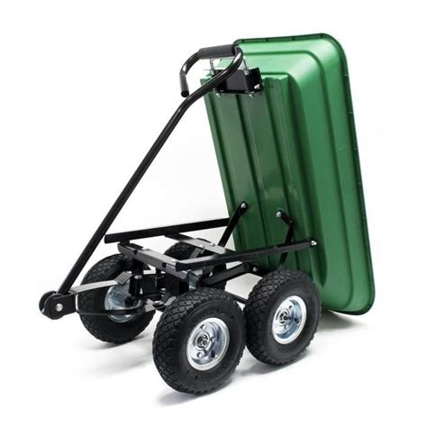 Chariot De Jardin Main Avec Benne Basculante Volume L Capacit De