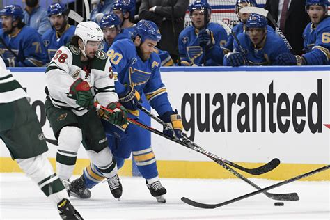 Game Preview Minnesota Wild Vs St Louis Blues Pm Cst