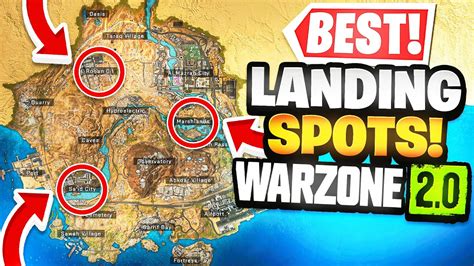 The Best Landing Spots For Warzone 2 0 Al Mazrah Youtube