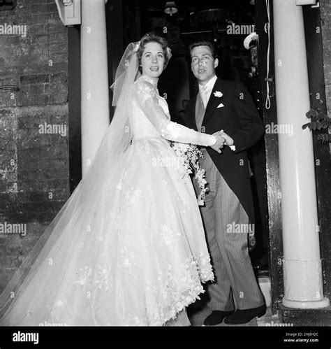 The wedding of Julie Andrews and Tony Walton at St Mary Oatlands Church ...