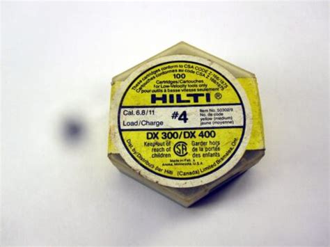 Hilti Dx Dx Cartridges Yellow Cal Ebay