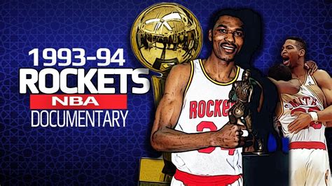 Houston Rockets 1993 94 Documentary Clutch City 1st Chip For