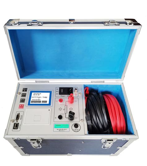 10A Rechargeable Transformer Windings DC Resistance Test Instrument