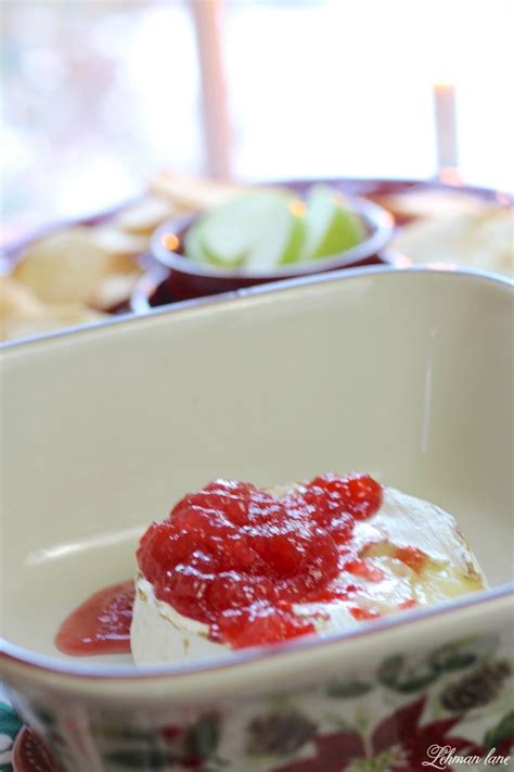 10 Minute Simple Baked Brie With Strawberry Jam Recipe Lehman Lane