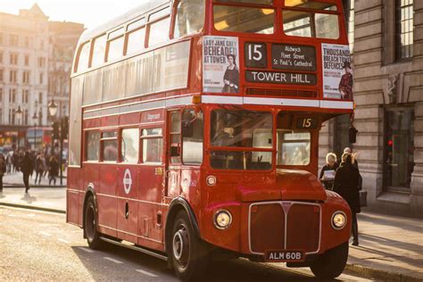 Vintage Red London Bus Royalty Free Photo