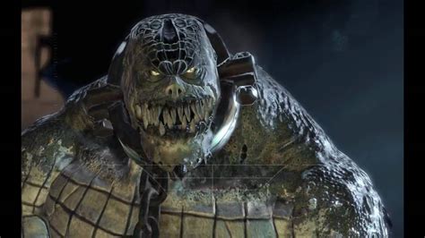 Batman Arkham Asylum Killer Croc Threat Youtube