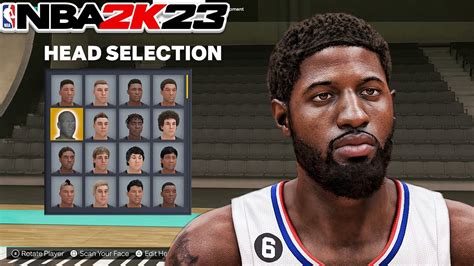 Nba K Paul George Best Face Creation How To Look Like Paul George