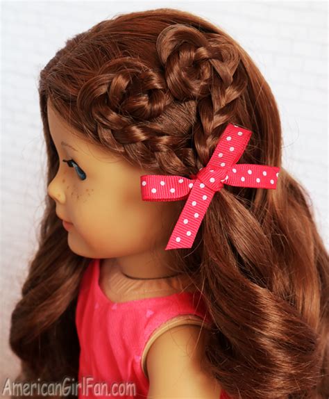 American Girl Doll Hairstyle Heart Braid Americangirlfan