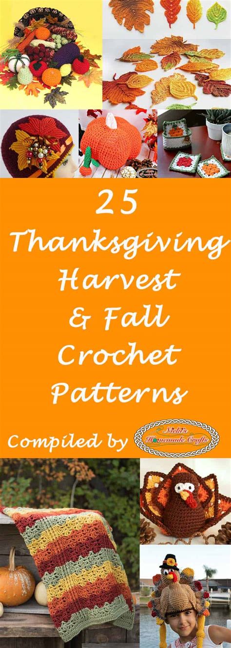 Thanksgiving Harvest And Fall Crochet Pattern Roundup Nicki S