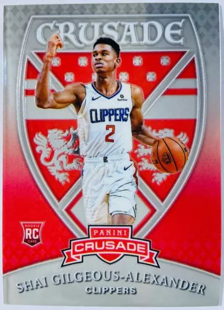 Shai Gilgeous Alexander Panini Chronicles Crusade Rc Rookie