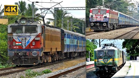 WAG 5 WAG 7 WAG 9 Hauled Express Superfast Trains Electric Loco