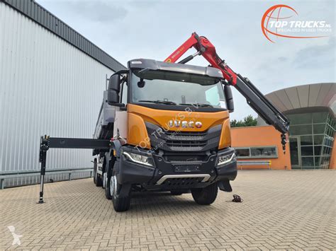 Gebrauchter Iveco LKW Pritsche X Way 480 Palfinger Kraan Crane Kran