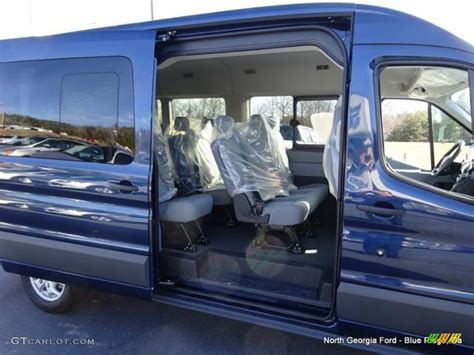 2015 Blue Jeans Metallic Ford Transit Wagon Xlt 350 Mr Long 105081840 Photo 13