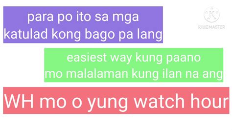 Tutorial Easiest Way Para Sa Mga Baguhan Paano Malaman Kung Ilan Na