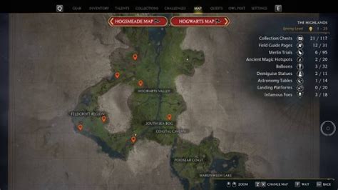 All Hogwarts Legacy landing platforms locations