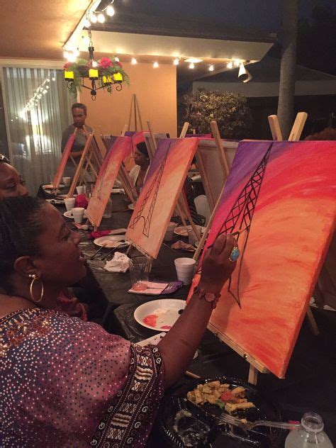 How To Host Your Own Paint And Sip Party Wine And Paint Night Paint