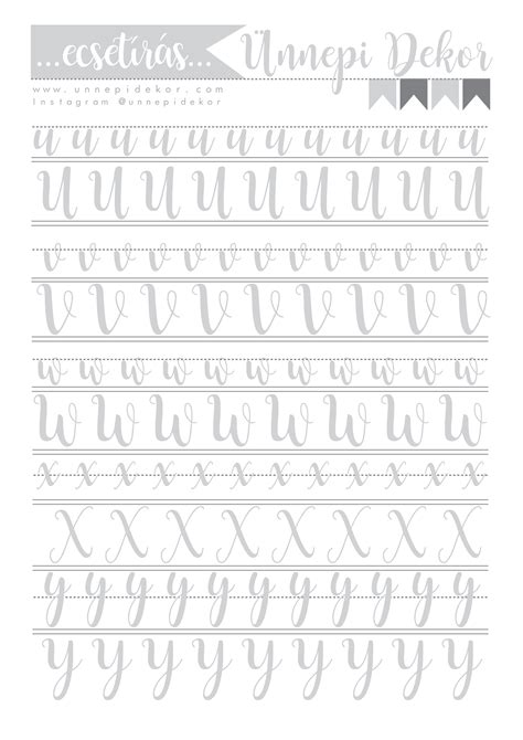 Plantillas Lettering Hand Lettering Practice Sheets Hand Lettering