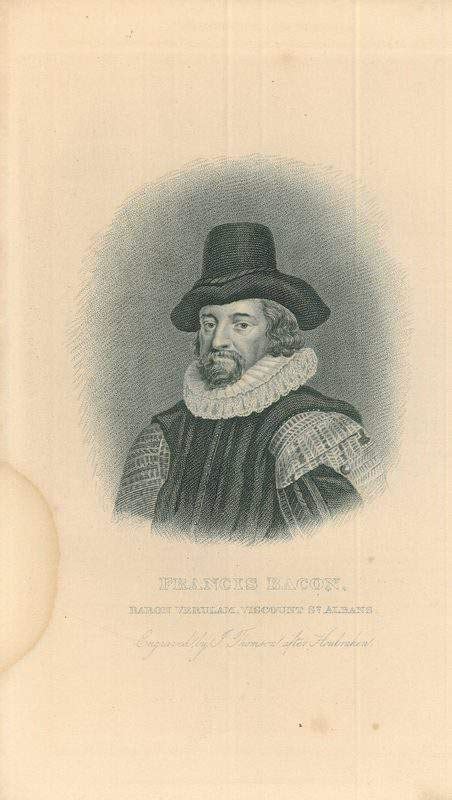 Portrait Of Francis Bacon 1st Viscount St Alban 1561 1626 The