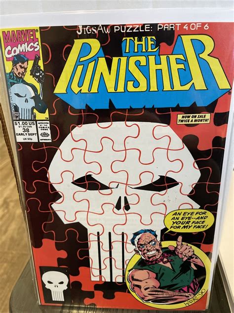 Marvel Comics The Punisher Jigsaw Puzzle 38 Sep 1990 Fn Ebay