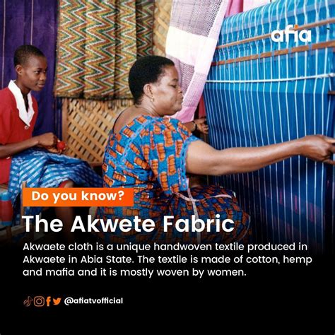 Afiatvofficial On Twitter Originally Referred To As “akwa Miri” Cloth Of The Water Meaning