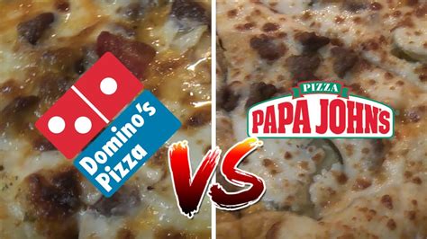 Papa Johns Double Cheeseburger Vs Dominos Cheeseburger Pizza Review