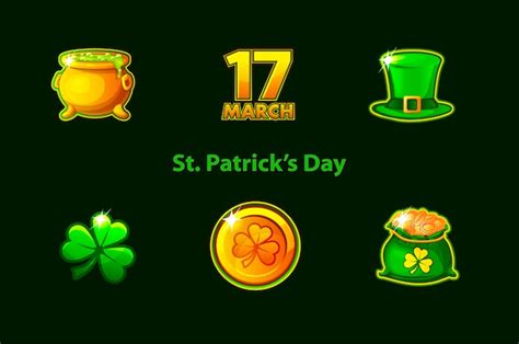 Premium Vector Set Of Icons Of St Patricks Day Symbols Pack Holiday Symbols Clover Hat